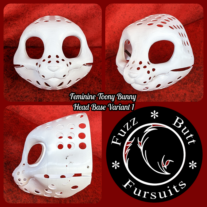 Feminine Toony Bunny Head Base Variant 1
