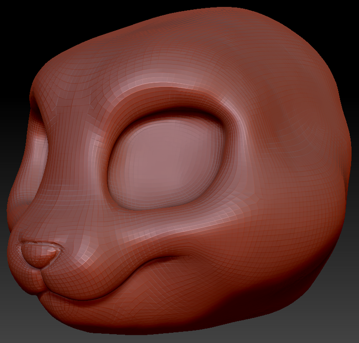 Feminine Toony Bunny Head Base Variant 1