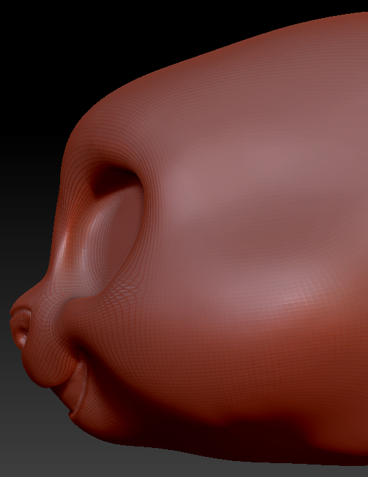Feminine Toony Bunny Static Jaw Head Base Variant 2