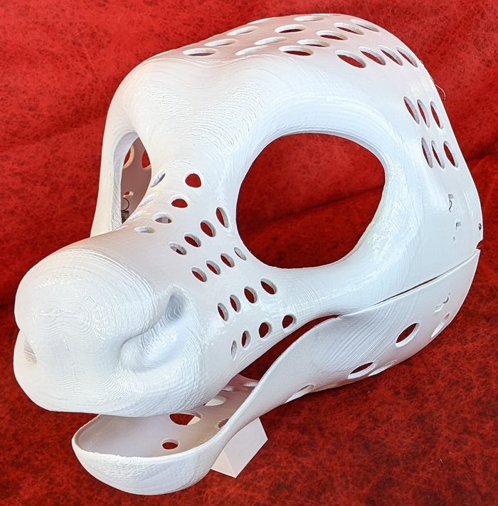 Feminine Toony Caribou/Reindeer Static Jaw Head Base Variant 1