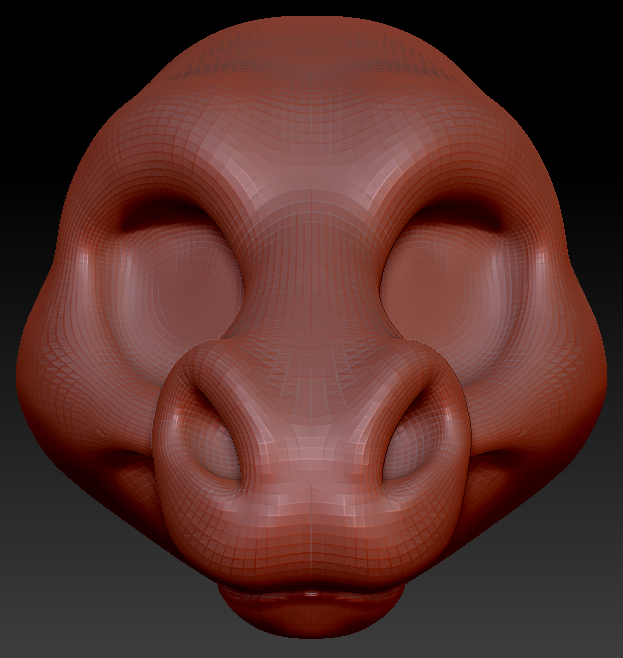Feminine Toony Horse Head Base Variant 1