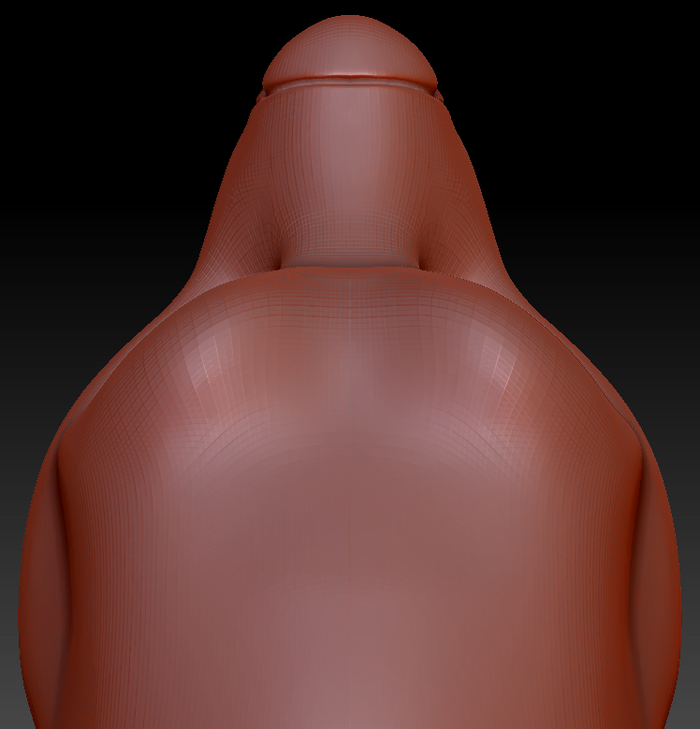 Feminine Toony Hyena Head Base Variant 3