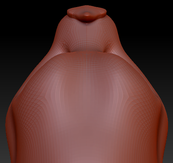 Feminine Toony Leaf-nosed Bat Head Base Variant 1