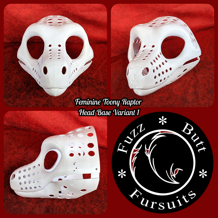 Feminine Toony Raptor Head Base Variant 1