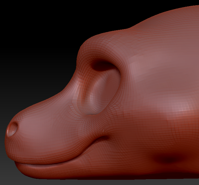 Feminine Toony Raptor Head Base Variant 1