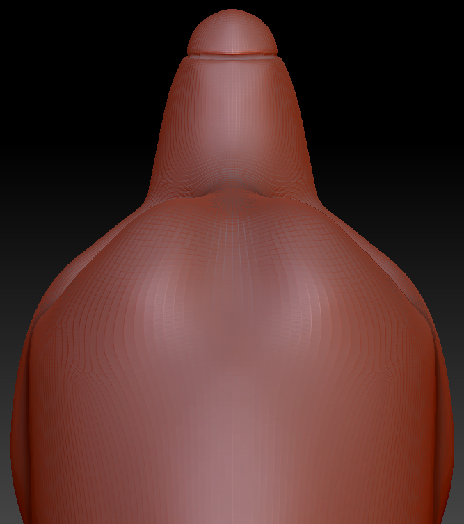 Feminine Toony Small Canine Static Jaw Head Base Variant 2
