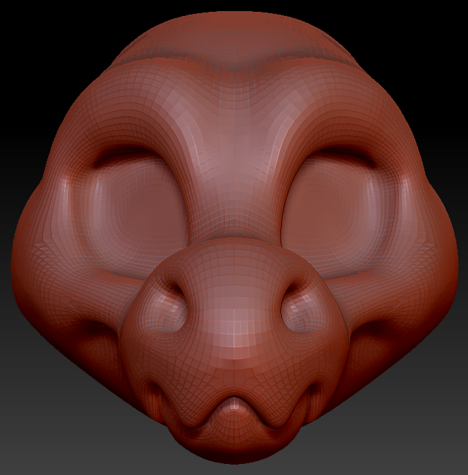 Feminine Toony Wickerbeast Head Base Variant 1