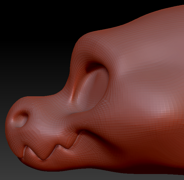Feminine Toony Wickerbeast Head Base Variant 1