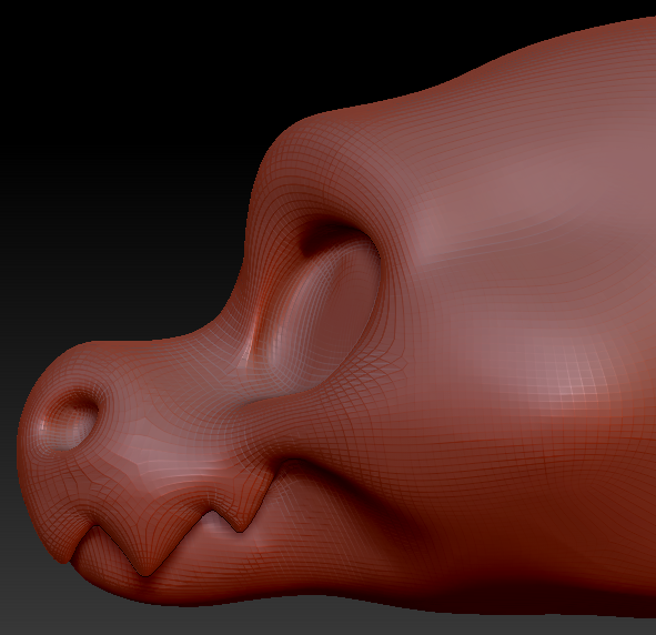 Feminine Toony Wickerbeast Head Base Variant 2
