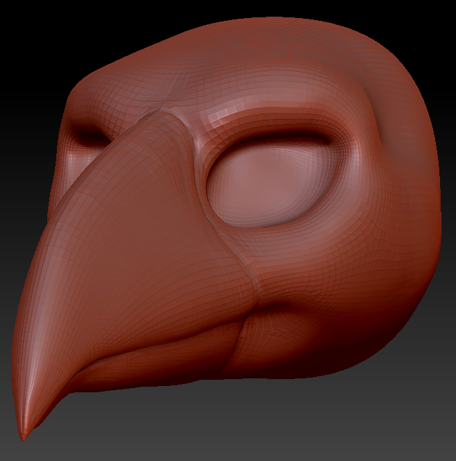 Feminine Toucan Head Base