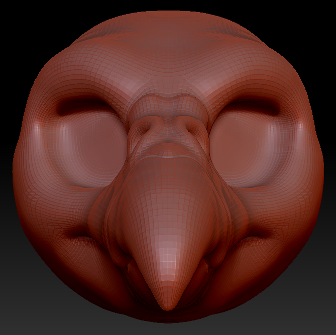 Feminine Turkey Vulture Head Base