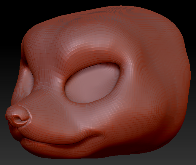 Fennec Fox Head Base Variant 1
