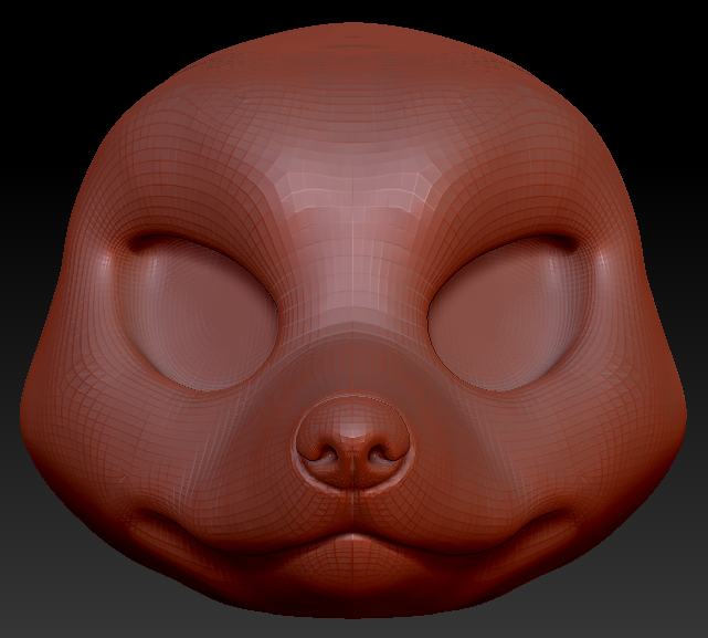 Fennec Fox Head Base Variant 1
