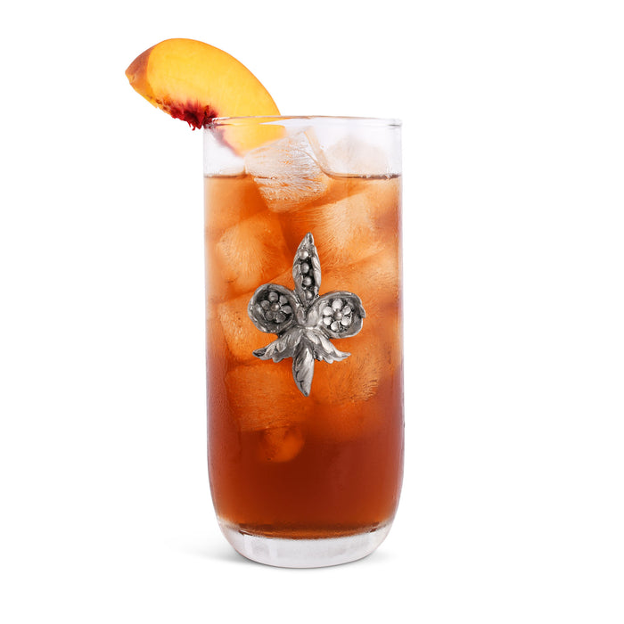 Vagabond House Fleur De Lis Ice Tea Glass Product Image