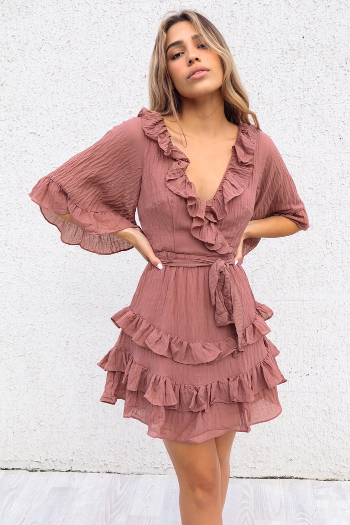 Florentine Dress - Rose - Runway Goddess