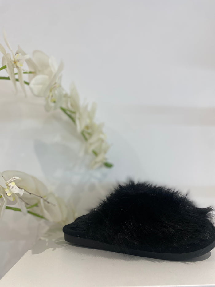 Fluff Ball Slippers (4 Colours)