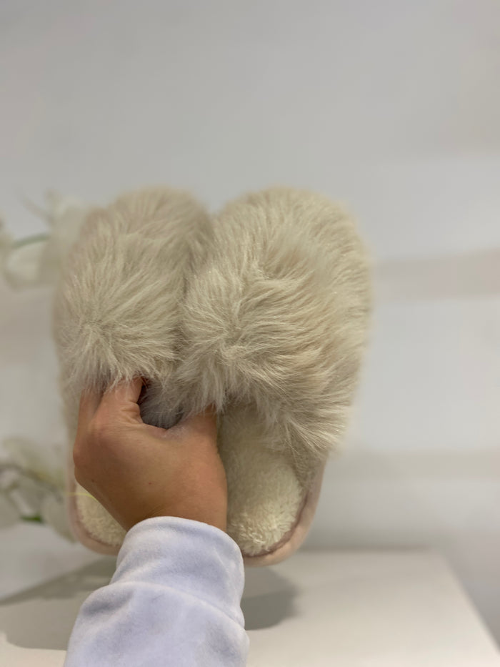 Fluff Ball Slippers (4 Colours)