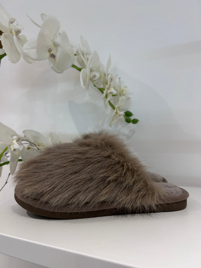 Fluff Ball Slippers (4 Colours)
