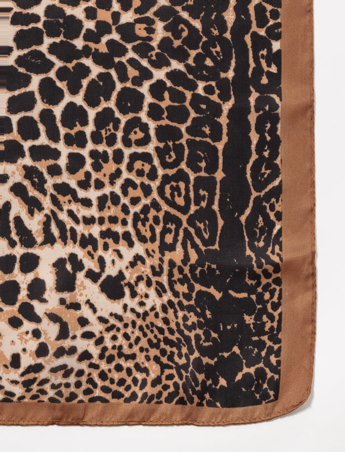 Foulard imprimé léopard