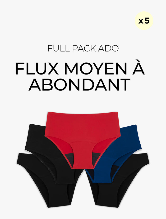 Full Pack Ado Flux Moyen à Abondant
