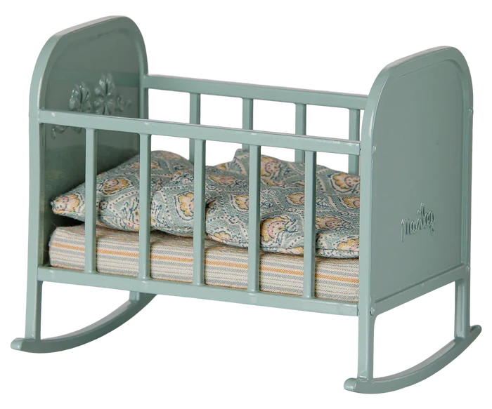 Furniture For Mouse - Cradle - Blue Mint