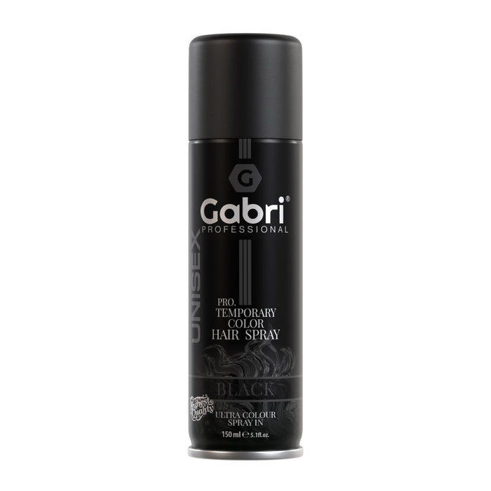 Gabri Professional Temporary Hair Colour Spray Black 150ml