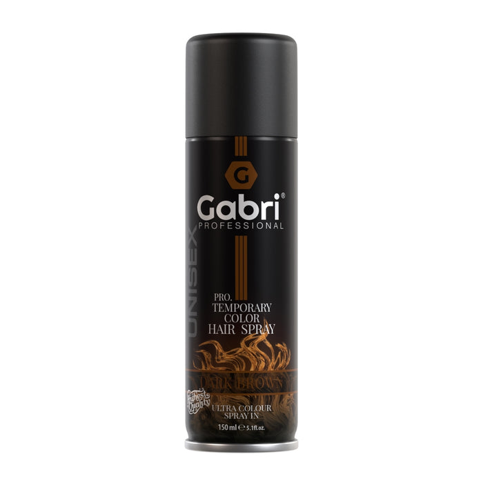 Gabri Professional Temporary Hair Colour Spray Dark Brown 150ml
