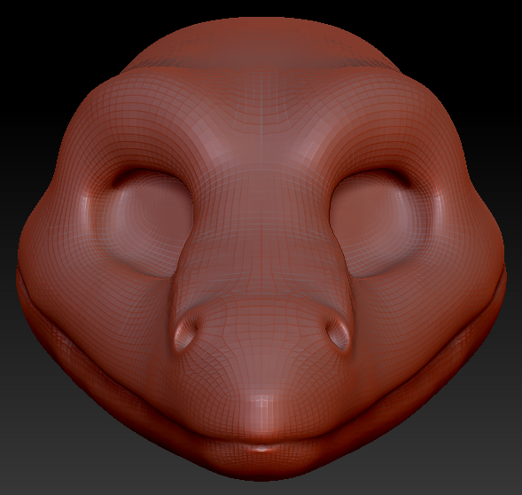 Gender Neutral Anole Lizard Head Base
