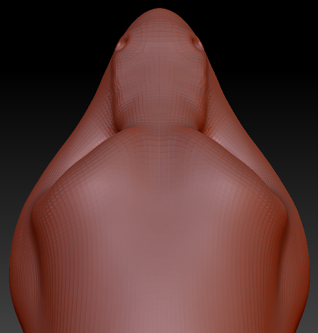 Gender Neutral Anole Lizard Head Base
