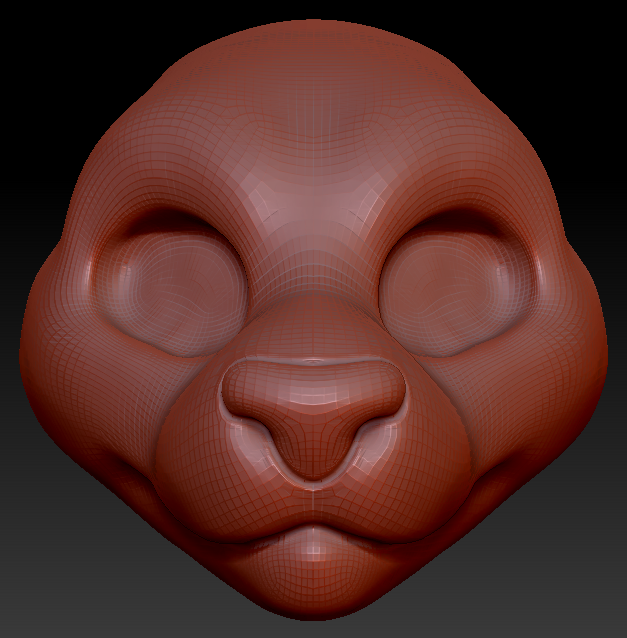 Gender Neutral Big Cat Head Base Variant 1