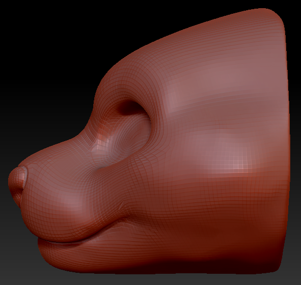 Gender Neutral Big Cat Head Base Variant 1
