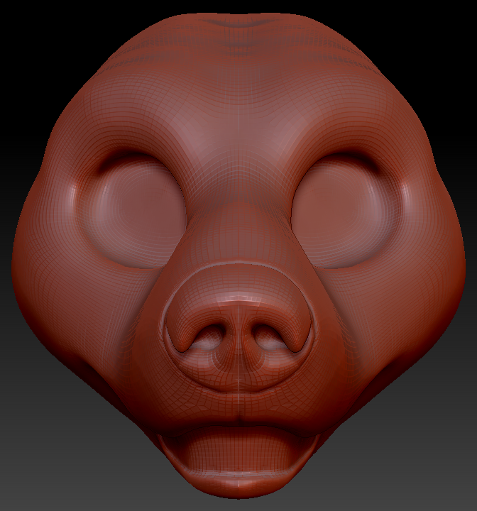 Gender Neutral Black Bear Static Jaw Head Base