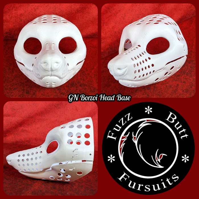 Gender Neutral Borzoi Head Base