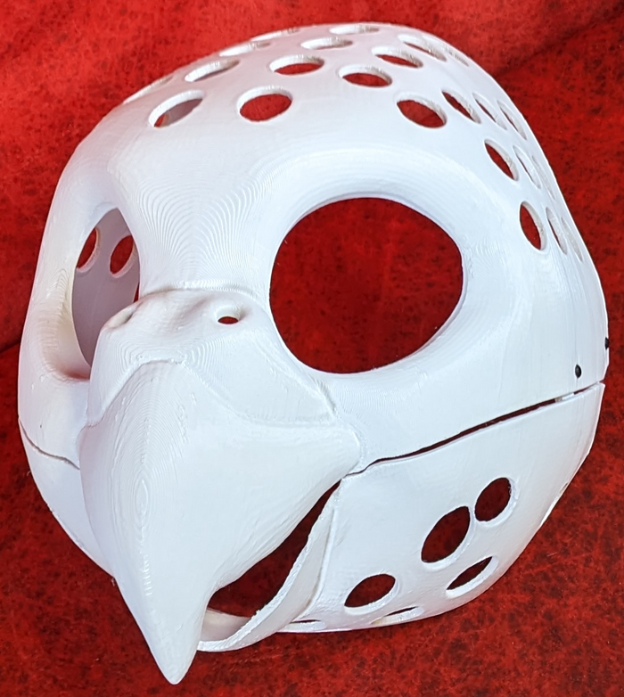 Gender Neutral Budgie Static Jaw Head Base