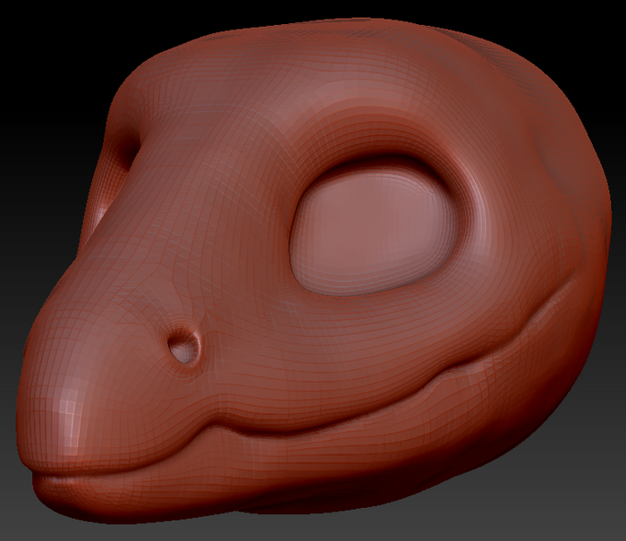 Gender Neutral Dilophosaurus Head Base