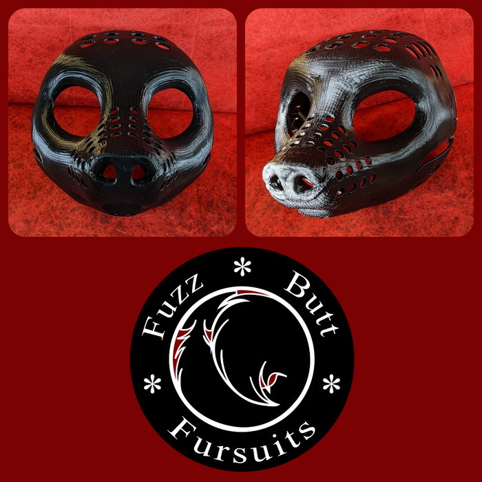 Gender Neutral European Badger Head Base