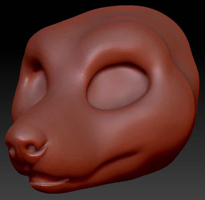 Gender Neutral Fox Static Jaw Head Base Variant 1