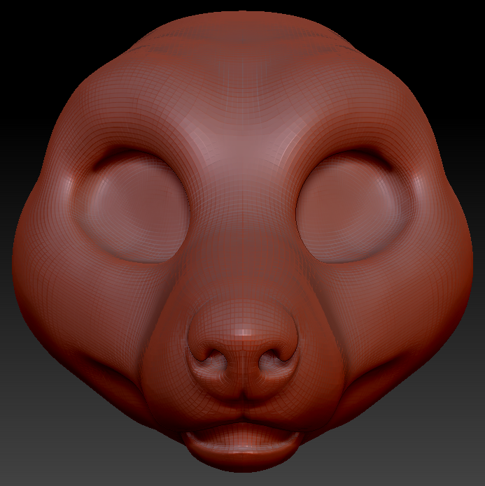 Gender Neutral Fox Static Jaw Head Base Variant 1