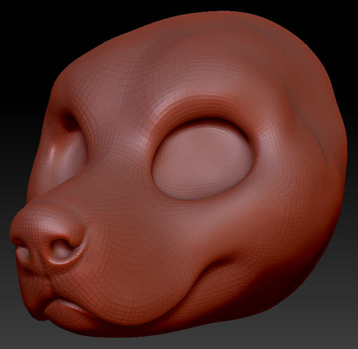 Gender Neutral Golden Retriever Head Base