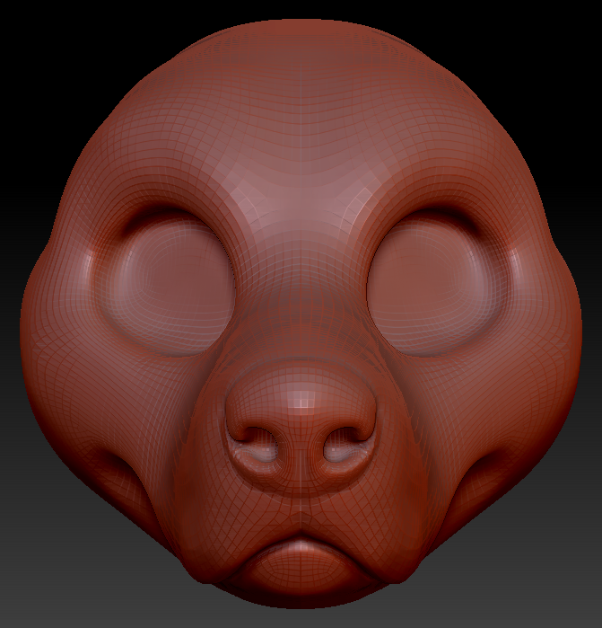 Gender Neutral Golden Retriever Head Base