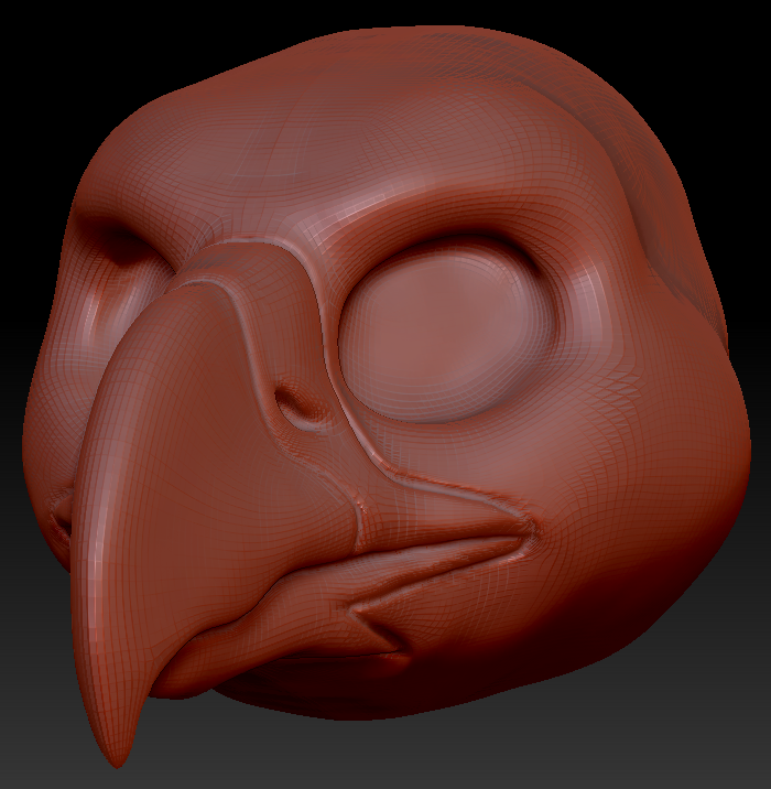Gender Neutral Harpy Gryphon/Eagle Head Base