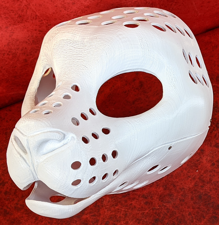 Gender Neutral Jaguar Static Jaw Head Base Variant 1
