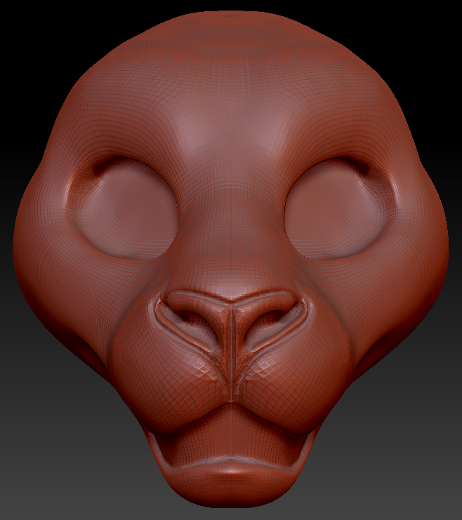 Gender Neutral Jaguar Static Jaw Head Base