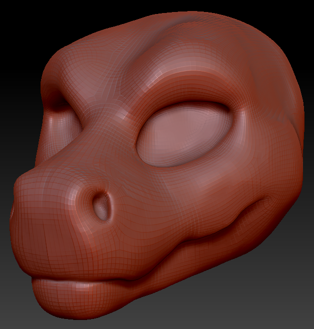 Gender Neutral Long-nosed Angel Dragon Head Base Variant 1