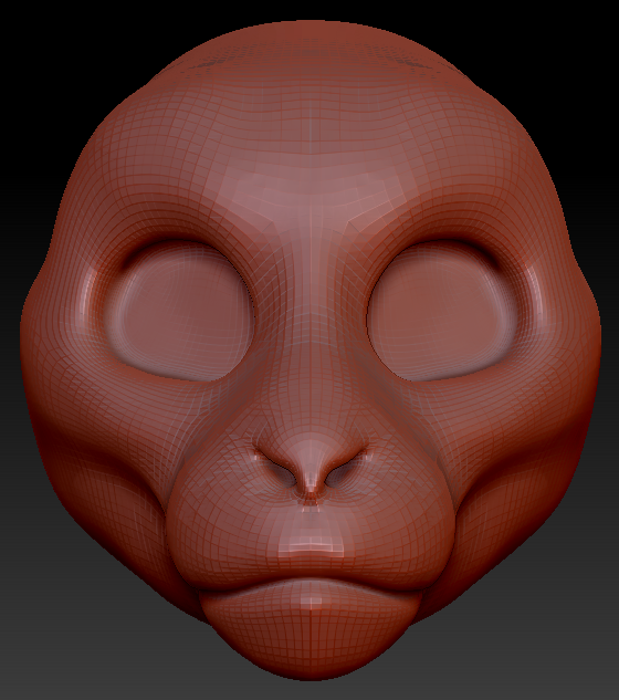 Gender Neutral Macaque Head Base