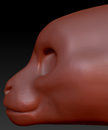 Gender Neutral Macaque Head Base