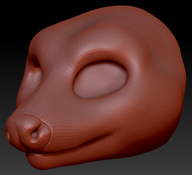 Gender Neutral Opossum Head Base