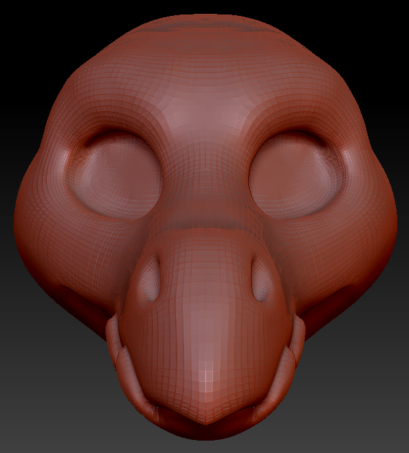 Gender Neutral Point-nosed Dragon Head Base Variant 1