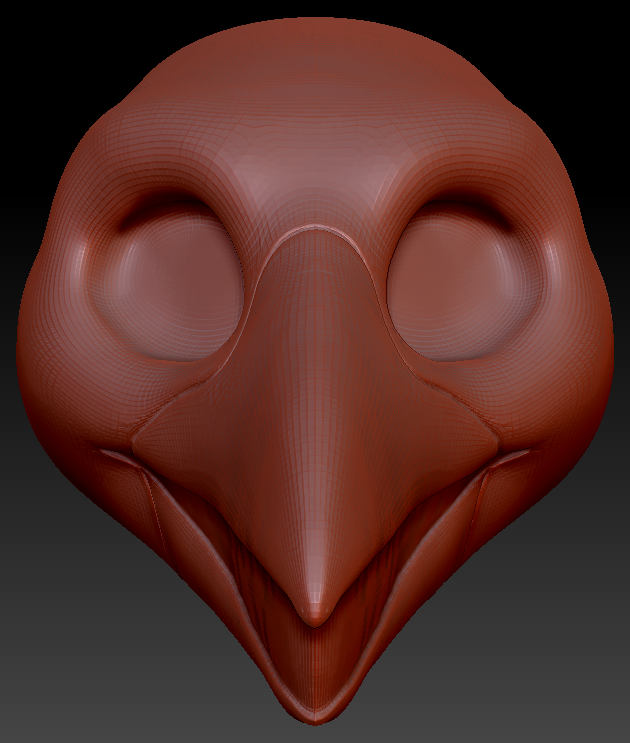 Gender Neutral Raven Static Jaw Head Base