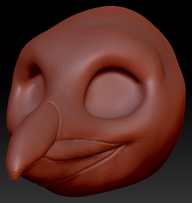 Gender Neutral Rockhopper Penguin Head Base